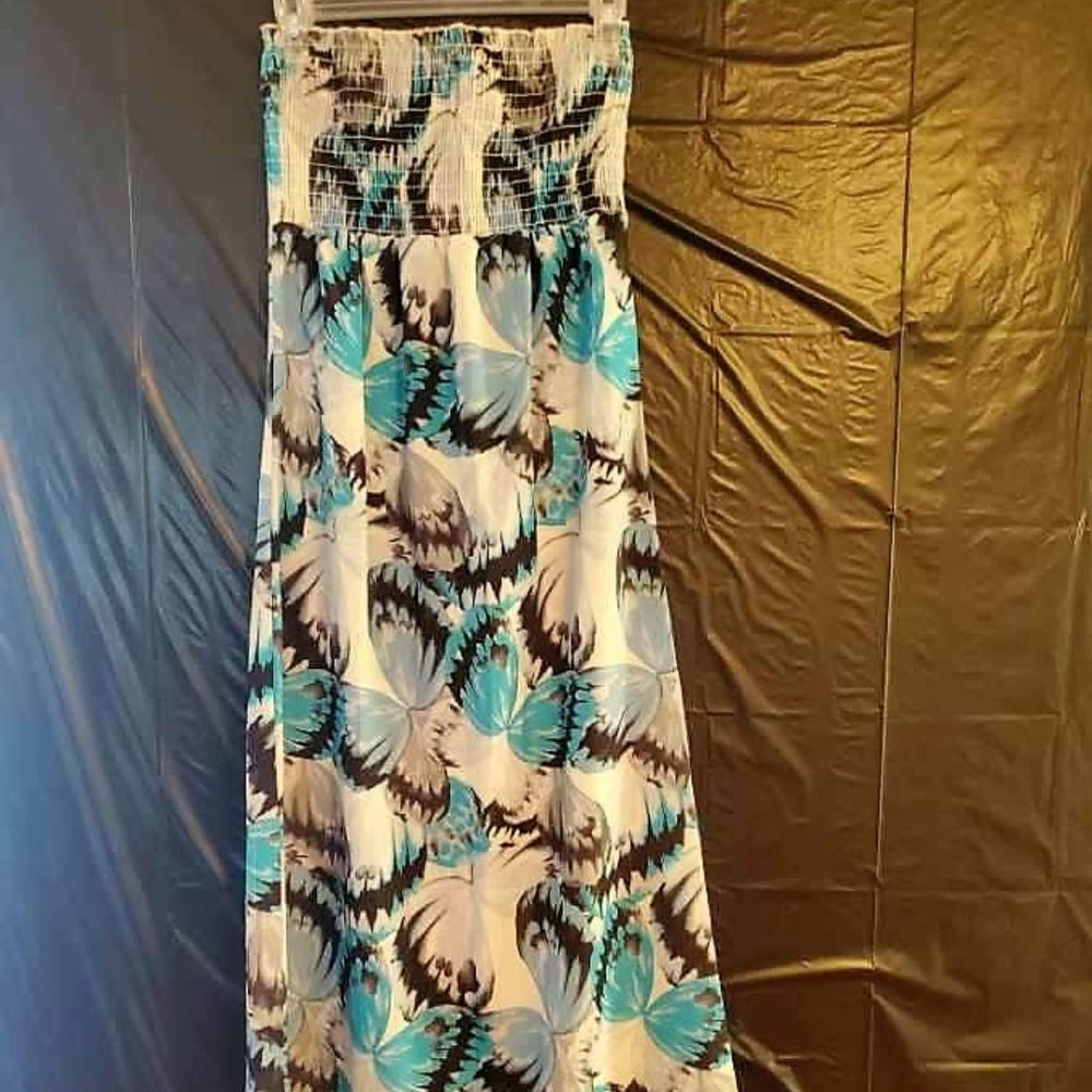 Strapless Butterflies Dress